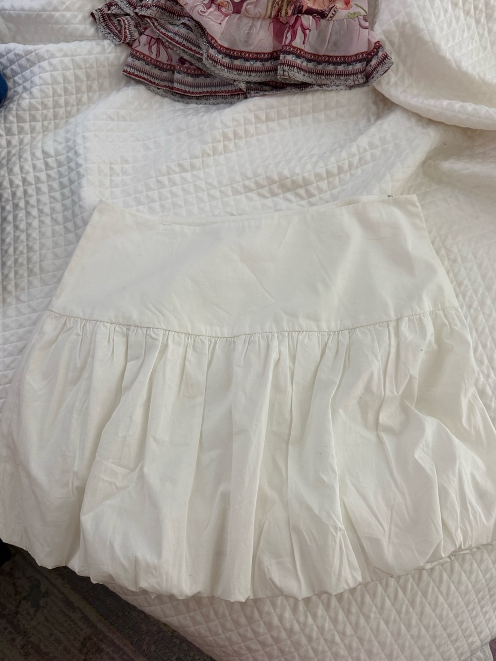 WAYF bubble skirt